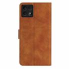 For Xiaomi 14T Seven Butterflies Embossed Leather Phone Case(Brown) - 3