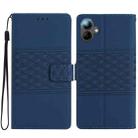 For Samsung Galaxy A06 4G Diamond Embossed Skin Feel Leather Phone Case(Dark Blue) - 1
