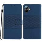 For Samsung Galaxy A07 5G Diamond Embossed Skin Feel Leather Phone Case(Dark Blue) - 1