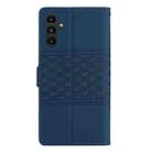 For Samsung Galaxy A17 5G Diamond Embossed Skin Feel Leather Phone Case(Dark Blue) - 3