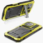 For iPhone 16 Pro Max R-JUST Life Waterproof Dustproof Shockproof Phone Case(Yellow) - 2