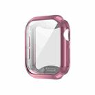 For Apple Watch Series 10 46mm Plating TPU All-Inclusive Watch Case(Pink) - 1