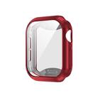 For Apple Watch Series 10 46mm Plating TPU All-Inclusive Watch Case(Red) - 1