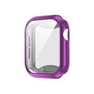 For Apple Watch Series 10 46mm Plating TPU All-Inclusive Watch Case(Purple) - 1