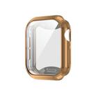 For Apple Watch Series 10 42mm Plating TPU All-Inclusive Watch Case(Rose Gold) - 1