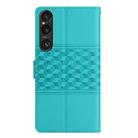 For Sony Xperia 1 VI Diamond Embossed Skin Feel Leather Phone Case(Blue) - 3