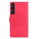 For Sony Xperia 1 VI Diamond Embossed Skin Feel Leather Phone Case(Red) - 3