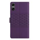 For Sony Xperia 10 VI Diamond Embossed Skin Feel Leather Phone Case(Purple) - 3