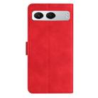 For OnePlus Nord 4 Seven Butterflies Embossed Leather Phone Case(Red) - 3