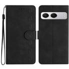 For OnePlus Nord 4 Seven Butterflies Embossed Leather Phone Case(Black) - 1