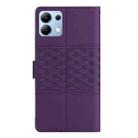 For Redmi Note 14 4G Diamond Embossed Skin Feel Leather Phone Case(Purple) - 3