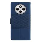 For Redmi 14C 4G Diamond Embossed Skin Feel Leather Phone Case(Dark Blue) - 3