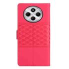 For Redmi 14C 4G Diamond Embossed Skin Feel Leather Phone Case(Red) - 3