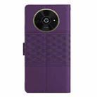 For Xiaomi Poco C61 Diamond Embossed Skin Feel Leather Phone Case(Purple) - 3