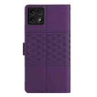 For Xiaomi 14T Diamond Embossed Skin Feel Leather Phone Case(Purple) - 3