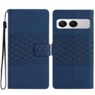 For OnePlus Nord 4 Diamond Embossed Skin Feel Leather Phone Case(Dark Blue) - 1