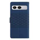 For OnePlus Nord 4 Diamond Embossed Skin Feel Leather Phone Case(Dark Blue) - 3