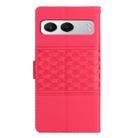 For OnePlus Nord 4 Diamond Embossed Skin Feel Leather Phone Case(Red) - 3