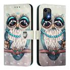 For Umidigi Bison X20 3D Painting Horizontal Flip Leather Phone Case(Grey Owl) - 2