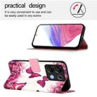 For Umidigi G9 5G 3D Painting Horizontal Flip Leather Phone Case(Rose Butterfly) - 3