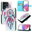 For Umidigi G9 5G 3D Painting Horizontal Flip Leather Phone Case(Color Drop Wind Chimes) - 1