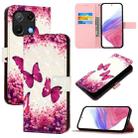 For Umidigi Note 90 3D Painting Horizontal Flip Leather Phone Case(Rose Butterfly) - 1