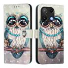 For Umidigi Note 90 3D Painting Horizontal Flip Leather Phone Case(Grey Owl) - 2