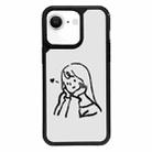 For iPhone 7 / 8 / SE 2020 2022 Exclusive Design Style PC Full Coverage Pattern Phone Case(Girl) - 1