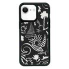 For iPhone 7 / 8 / SE 2020 2022 Exclusive Design Style PC Full Coverage Pattern Phone Case(Island Black) - 1