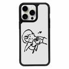 For iPhone 15 Pro Max Exclusive Design Style PC Full Coverage Pattern Phone Case(Boy) - 1