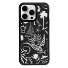 For iPhone 15 Pro Max Exclusive Design Style PC Full Coverage Pattern Phone Case(Island Black) - 1