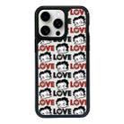 For iPhone 15 Pro Max Exclusive Design Style PC Full Coverage Pattern Phone Case(Miss Betty B) - 1