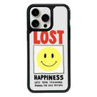 For iPhone 15 Pro Max Exclusive Design Style PC Full Coverage Pattern Phone Case(Smiley Face A) - 1