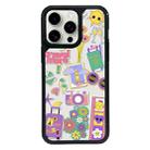 For iPhone 15 Pro Exclusive Design Style PC Full Coverage Pattern Phone Case(Happy Travel B) - 1