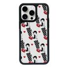 For iPhone 15 Pro Exclusive Design Style PC Full Coverage Pattern Phone Case(Miss Betty A) - 1