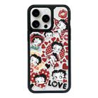 For iPhone 15 Pro Exclusive Design Style PC Full Coverage Pattern Phone Case(Miss Betty C) - 1