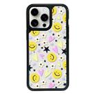 For iPhone 15 Pro Exclusive Design Style PC Full Coverage Pattern Phone Case(Smiley Face B) - 1