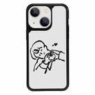 For iPhone 15 Exclusive Design Style PC Full Coverage Pattern Phone Case(Boy) - 1