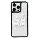 For iPhone 14 Pro Exclusive Design Style PC Full Coverage Pattern Phone Case(Astronaut A) - 1