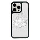 For iPhone 14 Pro Max Exclusive Design Style PC Full Coverage Pattern Phone Case(Astronaut A) - 1