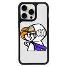 For iPhone 14 Pro Max Exclusive Design Style PC Full Coverage Pattern Phone Case(Sports Dog C) - 1