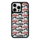 For iPhone 14 Pro Max Exclusive Design Style PC Full Coverage Pattern Phone Case(Miss Betty B) - 1