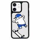 For iPhone 12 Exclusive Design Style PC Full Coverage Pattern Phone Case(Sports Dog A) - 1