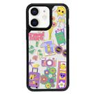 For iPhone 12 Exclusive Design Style PC Full Coverage Pattern Phone Case(Happy Travel B) - 1