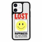 For iPhone 12 Exclusive Design Style PC Full Coverage Pattern Phone Case(Smiley Face A) - 1