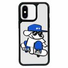 For iPhone X / XS Exclusive Design Style PC Full Coverage Pattern Phone Case(Sports Dog B) - 1