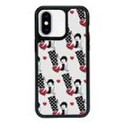 For iPhone X / XS Exclusive Design Style PC Full Coverage Pattern Phone Case(Miss Betty A) - 1