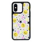 For iPhone X / XS Exclusive Design Style PC Full Coverage Pattern Phone Case(Smiley Face B) - 1