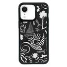 For iPhone XR Exclusive Design Style PC Full Coverage Pattern Phone Case(Island Black) - 1