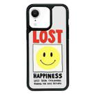 For iPhone XR Exclusive Design Style PC Full Coverage Pattern Phone Case(Smiley Face A) - 1